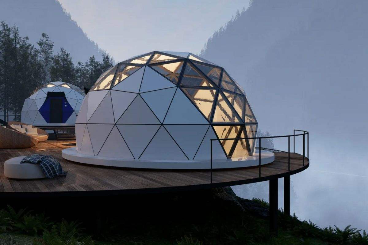 La casa capsula futuristica